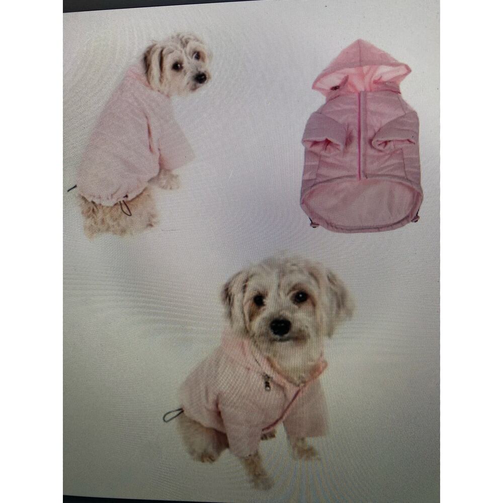 NWT Pet Life “Sporty Avalanche” Light Weatherproof Coat, Pink, Large